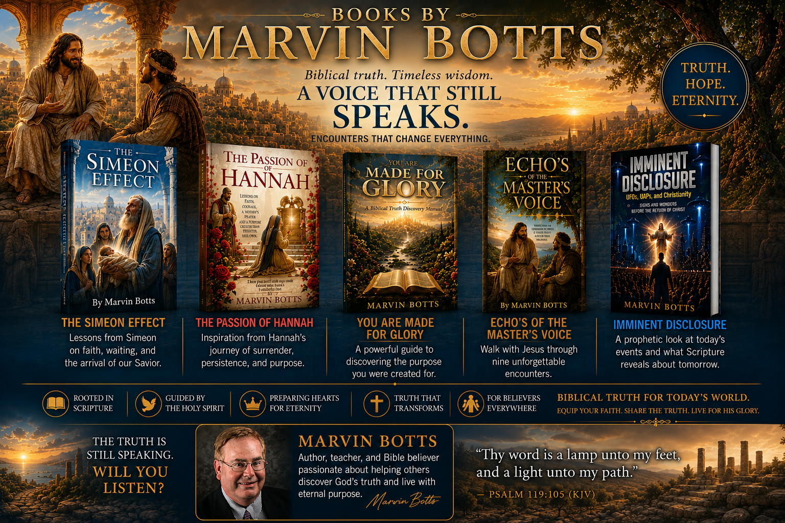 Books by Marvin Botts promotional banner
